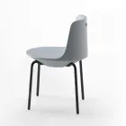 Chaise d'Extérieur en Polyéthylène et Aluminium Made in Italy 2 Pièces - Rizia Viadurini