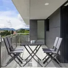 Chaise d'extérieur pliante en textilène et aluminium, 4 pièces - Holly Viadurini