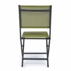 Chaise d'extérieur pliante en textilène et aluminium, 4 pièces - Holly Viadurini
