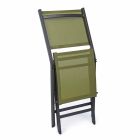 Chaise d'extérieur pliante en textilène et aluminium, 4 pièces - Holly Viadurini