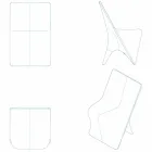 Chaise de jardin design moderne Sloo de Vondom, en polyéthylène Viadurini