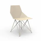 Chaise de jardin design Vondom Faz en polypropylène et acier inoxydable Viadurini