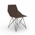 Chaise de jardin design Vondom Faz en polypropylène et acier inoxydable Viadurini