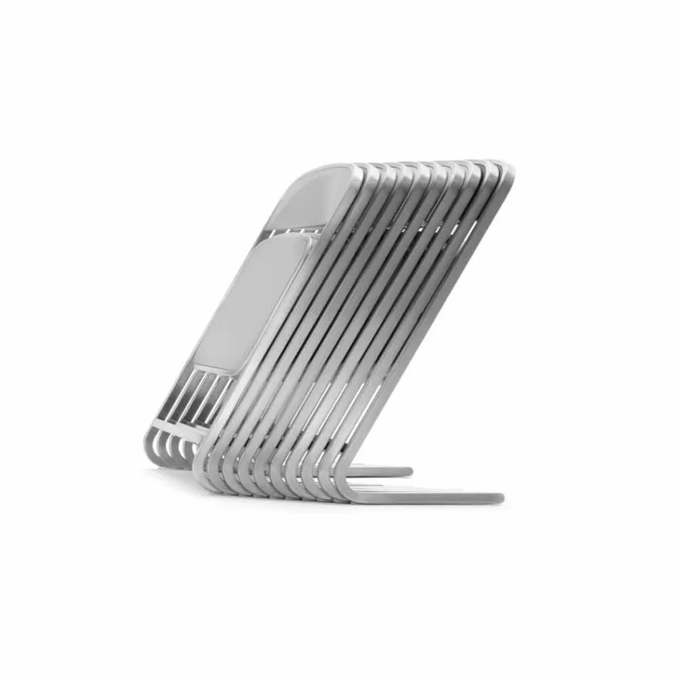 Chaise de jardin empilable en acier au design moderne fabriqué en Italie - Boston Viadurini