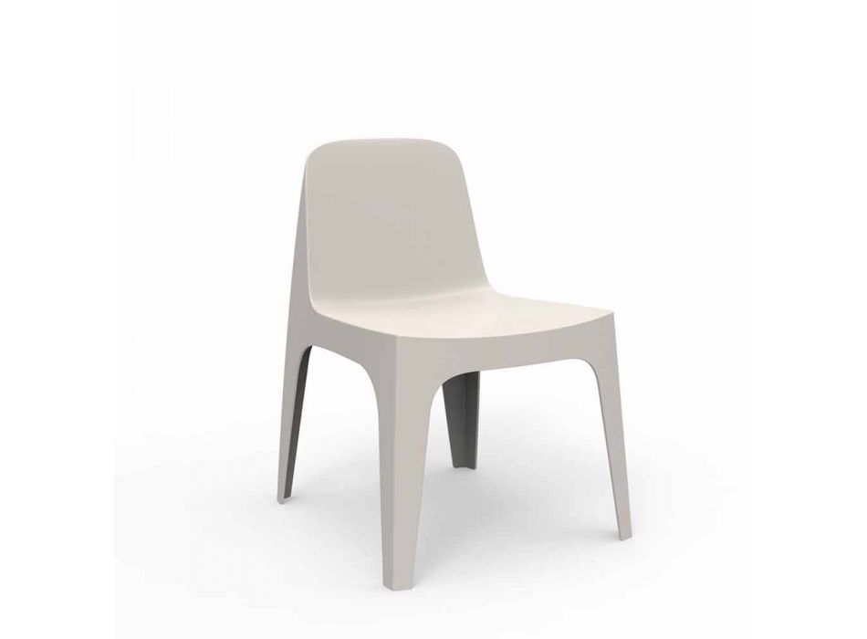 Chaise de jardin empilable en polypropylène Solid Vondom, design Viadurini