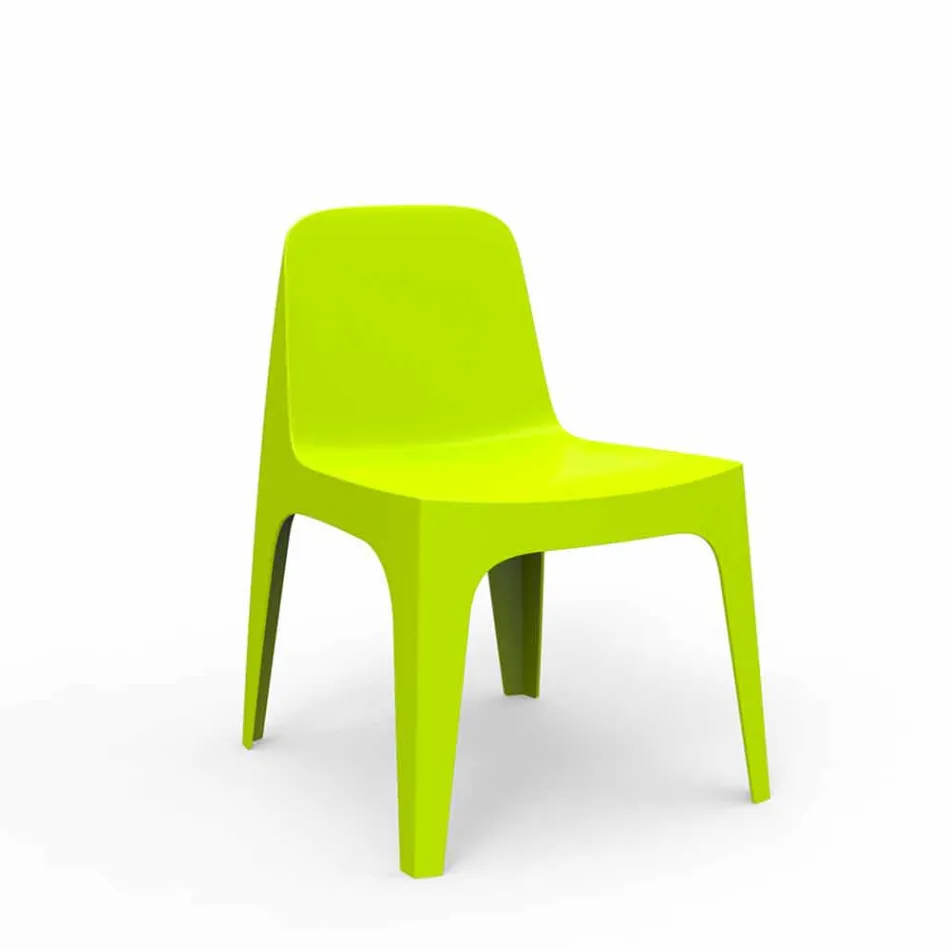 Chaise de jardin empilable en polypropylène Solid Vondom, design Viadurini