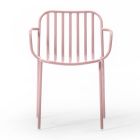 Chaise de jardin en métal avec accoudoirs Made in Italy 2 pièces - Simply Viadurini