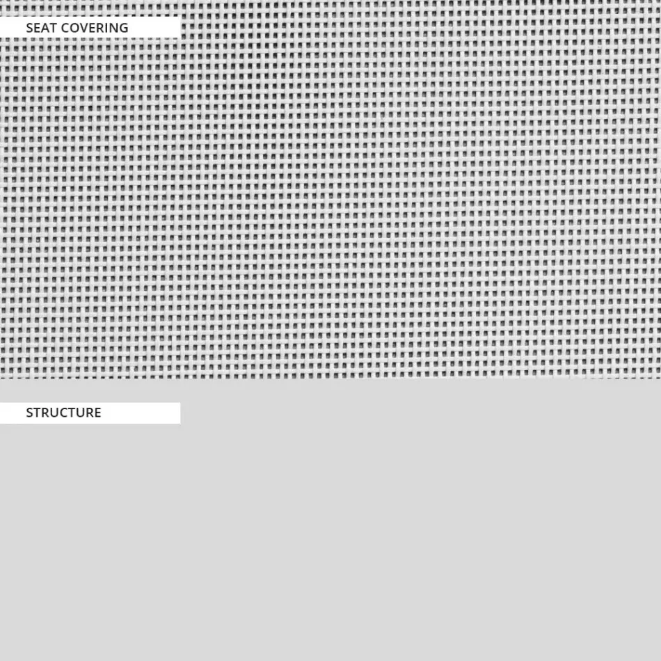 Chaise de jardin en textilène et base en aluminium Made in Italy - Milanka Viadurini