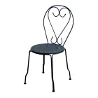 Chaise de jardin entièrement en métal - Archive Viadurini