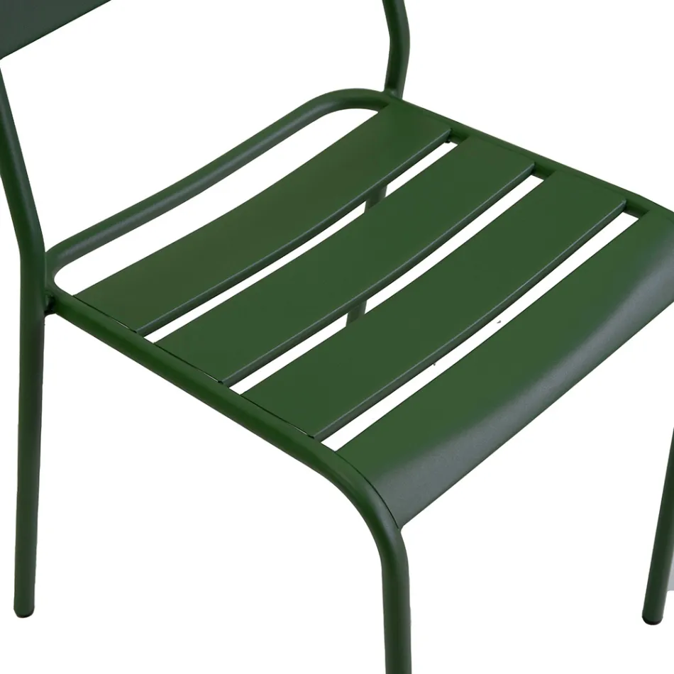 Chaise de jardin entièrement en métal - Ruban Viadurini