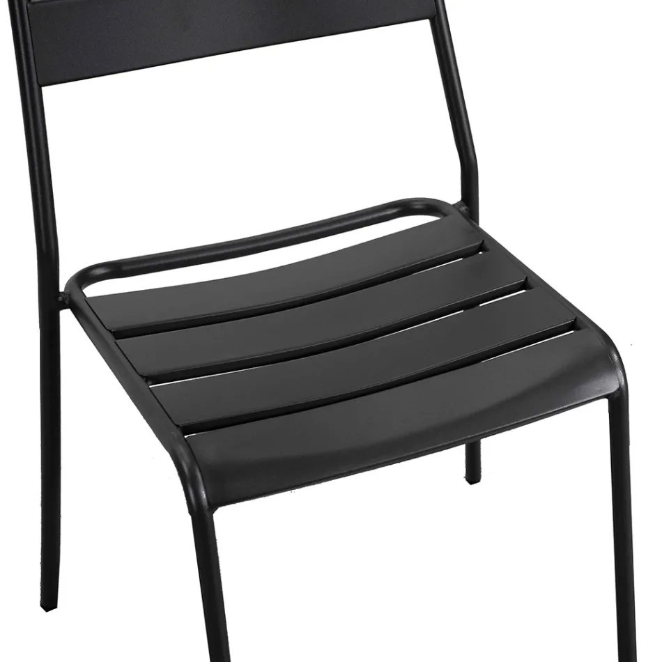 Chaise de jardin entièrement en métal - Ruban Viadurini