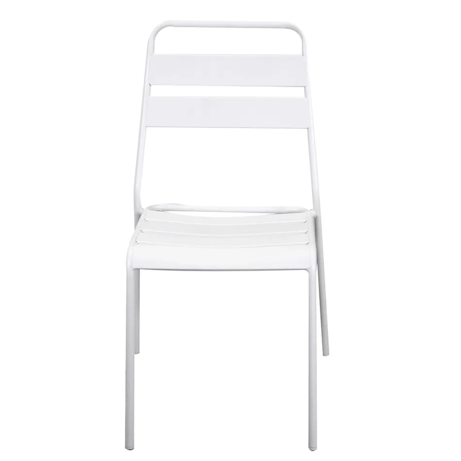 Chaise de jardin entièrement en métal - Ruban Viadurini
