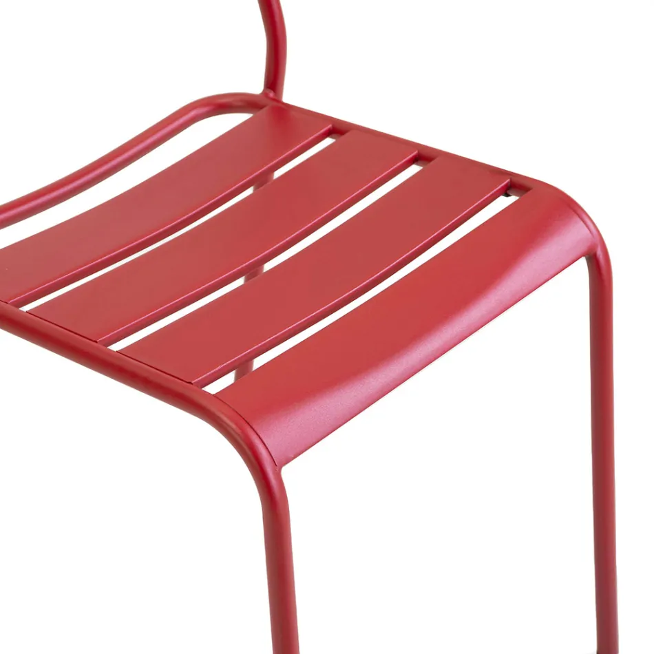 Chaise de jardin entièrement en métal - Ruban Viadurini