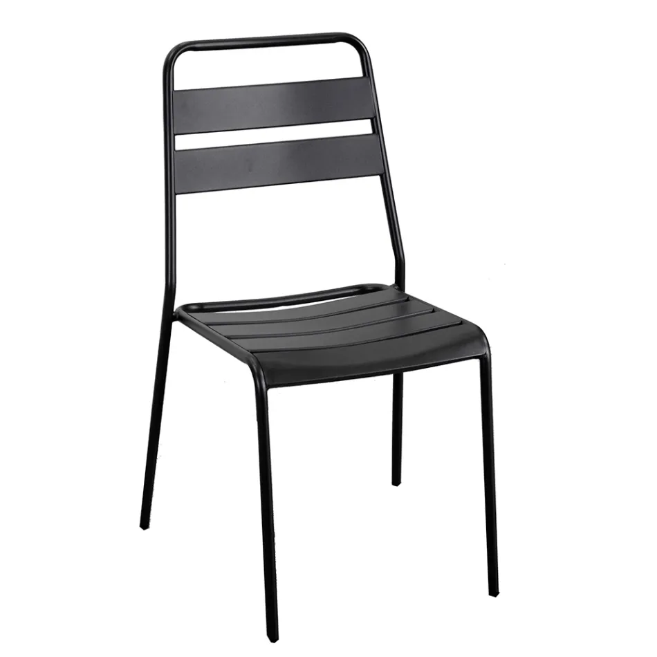 Chaise de jardin entièrement en métal - Ruban Viadurini