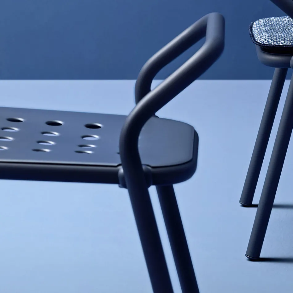 Chaise de Jardin Structure en Aluminium Made in Italy - Noss by Varaschin Viadurini