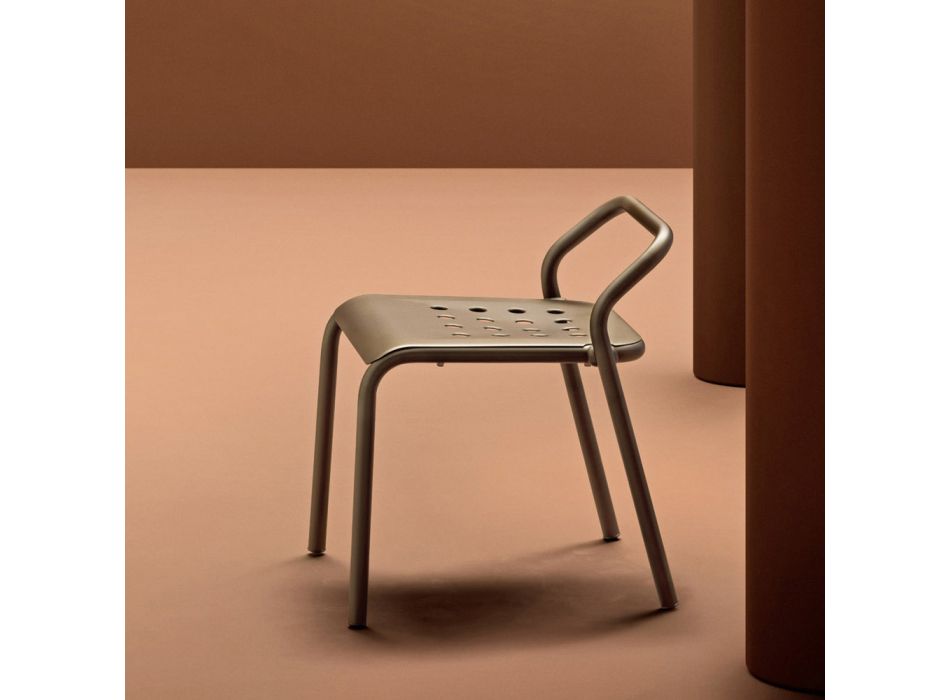 Chaise de Jardin Structure en Aluminium Made in Italy - Noss by Varaschin Viadurini