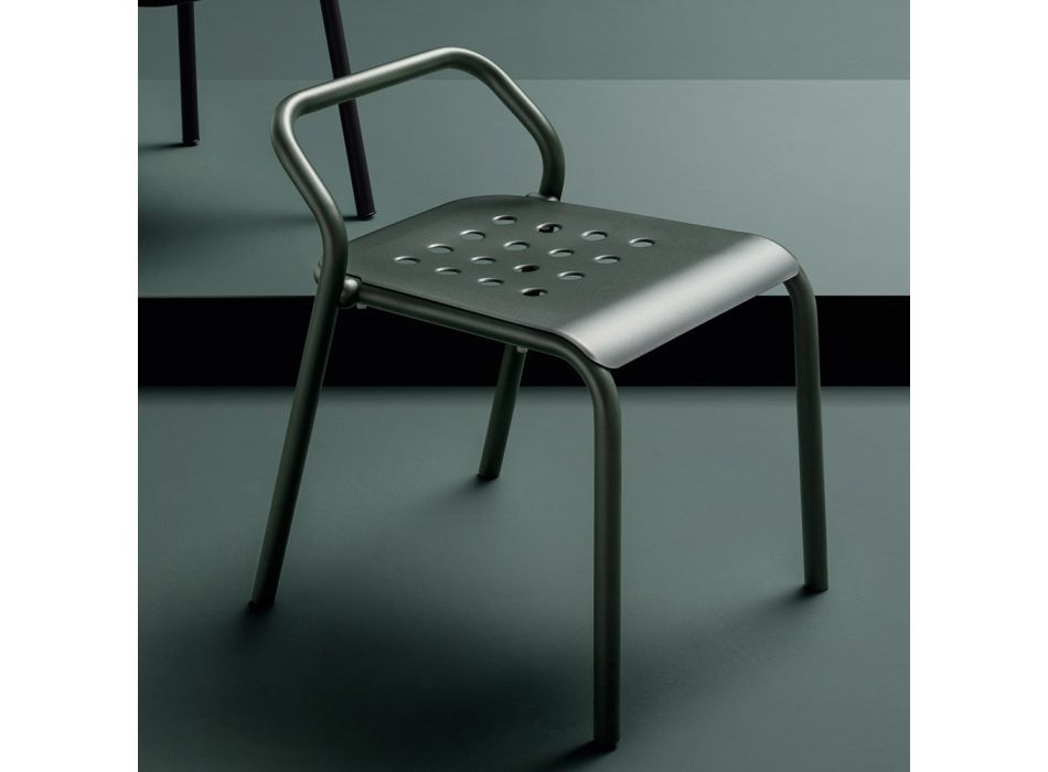 Chaise de Jardin Structure en Aluminium Made in Italy - Noss by Varaschin Viadurini