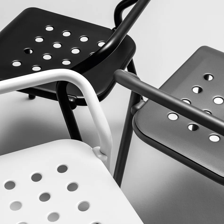 Chaise de Jardin Structure en Aluminium Made in Italy - Noss by Varaschin Viadurini