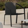 Chaise de jardin Structure en aluminium peint Made in Italy - Jouve