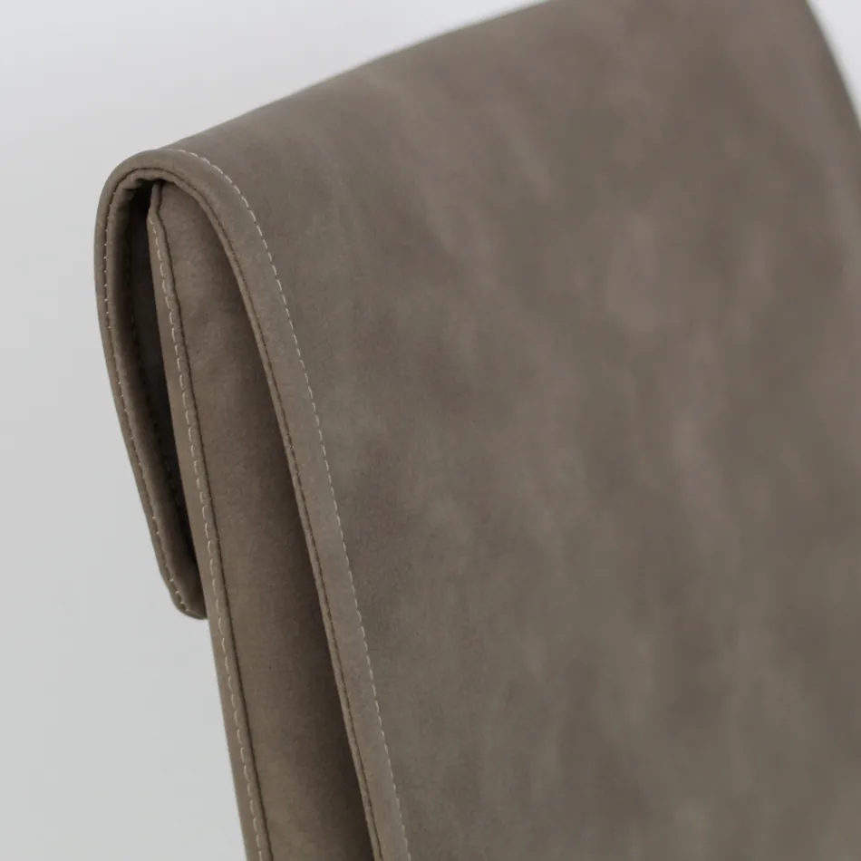 Chaise d'intérieur avec dossier haut en simili cuir Made in Italy - Cleto Viadurini