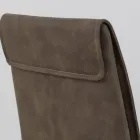 Chaise d'intérieur avec dossier haut en simili cuir Made in Italy - Cleto Viadurini