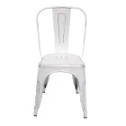 Chaise d'intérieur et d'extérieur en fer de différentes couleurs - Papeterie Viadurini