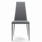 Chaise d'intérieur entièrement rembourrée et rembourrée fabriquée en Italie - Trieste Viadurini