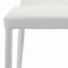 Chaise d'intérieur entièrement rembourrée et rembourrée fabriquée en Italie - Trieste Viadurini