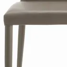 Chaise d'intérieur entièrement rembourrée et rembourrée fabriquée en Italie - Trieste Viadurini