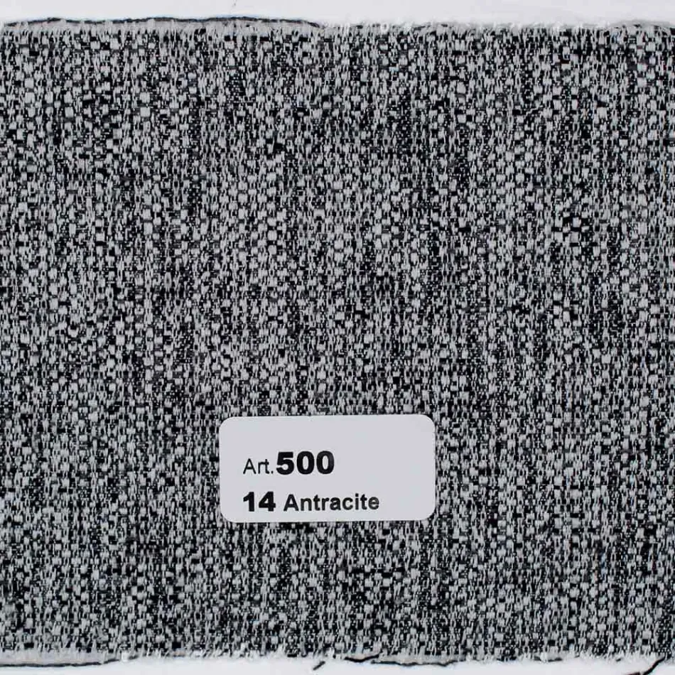 Chaise de salle à manger entièrement rembourrée en tissu Made in Italy - Roslin Viadurini