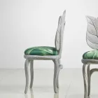 Chaise de design moderne déjeuner rembourré, fabriqué en Italie, Daniel Viadurini