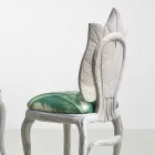 Chaise de design moderne déjeuner rembourré, fabriqué en Italie, Daniel Viadurini