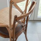 Chaise de salle à manger en hêtre européen en différentes finitions - Inay Viadurini