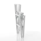 Chaise de Réalisateur Pliante en Aluminium et Textilène - Fluoré Viadurini