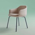 Chaise de salle à manger design moderne fabriquée en Italie - Cloe