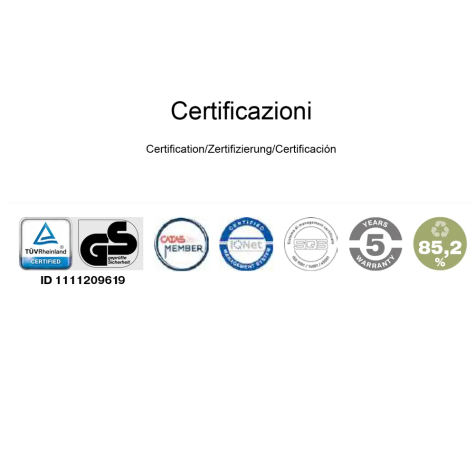 Chaise de bureau ergonomique pivotante avec roulettes et accoudoirs - Gimiglia Viadurini