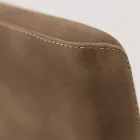 Chaise de salon avec dossier haut en similicuir Made in Italy - Orietta Viadurini