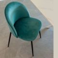 Chaise de salon avec assise et pieds en différentes finitions - Chandra