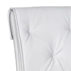 Chaise de salon avec structure et assise en simili cuir Made in Italy - Grogu Viadurini