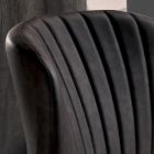 Chaise de salon rembourrée en cuir d'école vintage moderne 4 pièces - Salsoma Viadurini