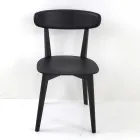 Chaise de salon en bois de frêne Made in Italy - Eryn Viadurini