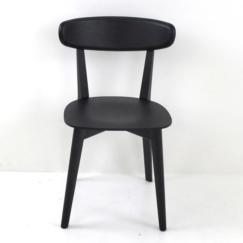 Chaise de salon en bois de frêne Made in Italy - Eryn Viadurini