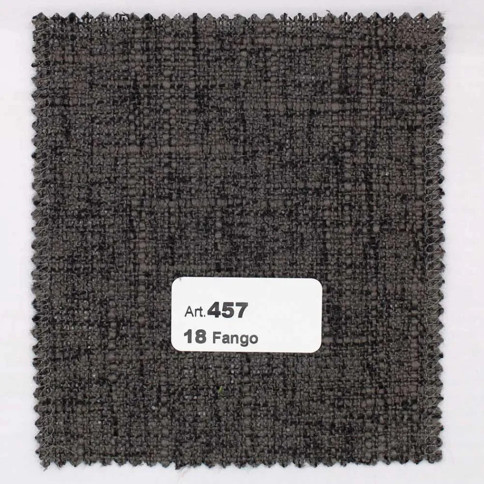 Chaise de salon en bois de frêne teinté et tissu Made in Italy - Aspect Viadurini