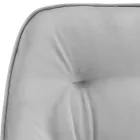 Chaise de salon en bois laqué et assise en velours Made in Italy - Attendo Viadurini