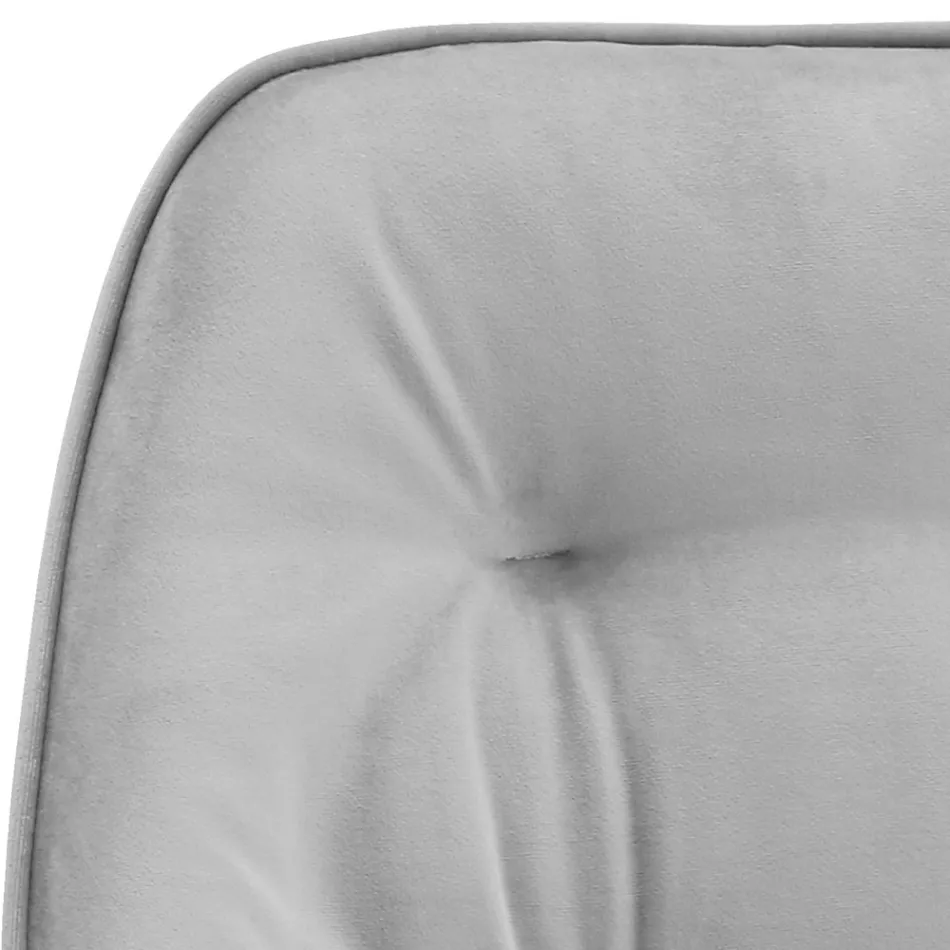 Chaise de salon en bois laqué et assise en velours Made in Italy - Attendo Viadurini