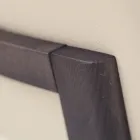 Chaise de salon en cuir couleur glace Made in Italy - Betsy Viadurini