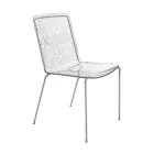 Chaise de salon en plexiglas et fer fabriquée en Italie, 2 pièces - Pumbaa Viadurini