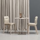 Chaise de salon en velours et bois Made in Italy, 2 pièces - Guirlande Viadurini