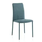 Chaise de salon entièrement rembourrée en tissu Made in Italy - Lorelai Viadurini