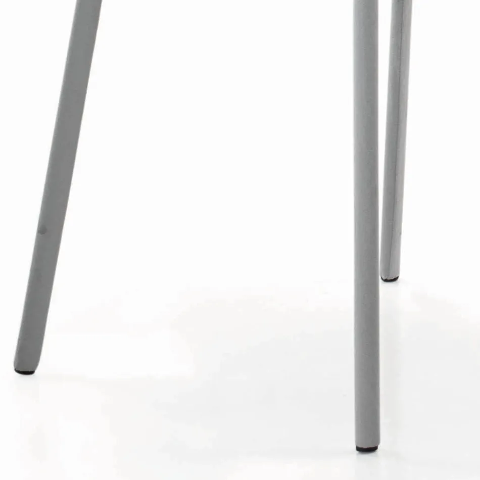 Chaise de salon rembourrée et pieds laqués fabriquée en Italie - Catania Viadurini